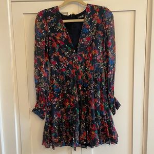 Saloni Long Sleeve Cocktail Dress 4